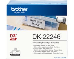 Printer Labels Brother DK22246 White Black