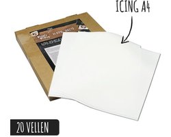 Prints on Pastry Icing sheets A4 - Eetbaar suikerpapier voor bedrukken - 20 vellen