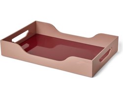 Printworks Dienblad - Swell - L - Bruin/Roze