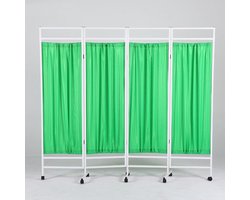 Privacy Scherm - Kamerverdeler - Ruimte Afscheiden - Verrijdbaar - 180 cm Hoog - Groen