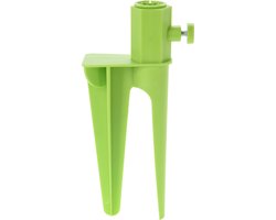 Pro Beach Parasolboor met dubbele spies - groen - kunststof - parasolharing/parasolhouder