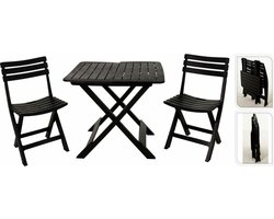 Pro Garden Bistroset Inklapbaar 3-delig