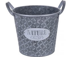 Pro Garden Decoratie Emmer 10 Liter Staal