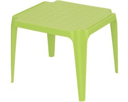 Pro Garden Kindertafel - kunststof - groen - 56 x 51 x 44 cm - camping - tuin - tafeltje