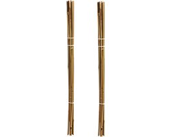 Pro Garden Plantenstokken - 20x - bamboe - H79 cm - plantensteun - bamboestokken/tonkinstokken