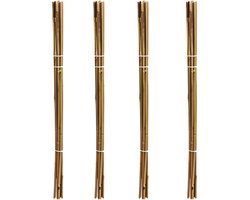 Pro Garden Plantenstokken - 40x - bamboe - H79 cm - plantensteun - bamboestokken/tonkinstokken
