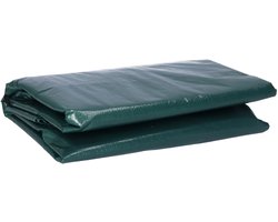Pro Garden Tafelhoes - donker groen - kunststof - D180 x H115 cm - waterdicht - ronde hoes