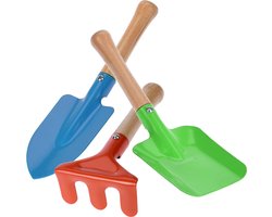 Pro Garden Tuinset Junior 21 Cm Hout/staal 3-delig