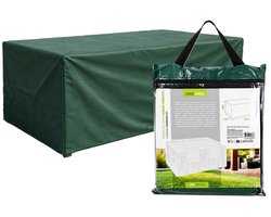 Pro Garden Tuintafel meubelhoes - donker groen - kunststof - 165 x 115 x H80 cm - waterafstotend - rechthoekig