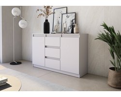 Pro-meubels - Dressoir Detroit - Beige - Kast - 120 cm - Opbergkast