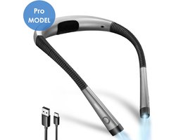 Pro Neklamp met 3 Lichtstanden – USB Oplaadbaar – Flexibel en Comfortabel – Leeslampje voor Boek