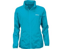 Pro-X Elements - Opbergbare regenjas voor dames - LADY PACKable - Neon turquoise - maat 48