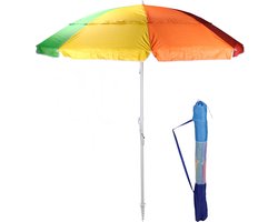 Probeach parasol uv protection-220 cm -multi color