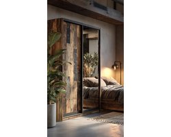 Producttitel voor bol.com Massief Grenen Kledingkast 2-deurs 100x51x179 cm – Mexicaanse Garderobekast Grijs Gebeitst met Lade, Kledingroede & Legplank | Furnitureland