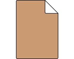 Proefstaal ESTAhome behang effen glanzend koper bruin - 26,5 x 21 cm - 138835-S