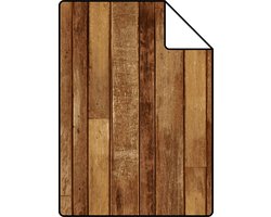 Proefstaal ESTAhome behang sloophout oranje bruin - 26,5 x 21 cm - 138811-S