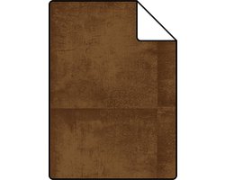 Proefstaal Origin Wallcoverings behang effen glanzend koper bruin - 26,5 x 21 cm - 326312-S