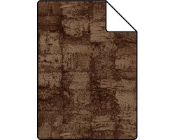 Proefstaal Origin Wallcoverings behang met structuur glanzend koper bruin - 26,5 x 21 cm - 347358-S
