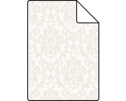 Proefstaal Origin Wallcoverings behang ornamenten wit - 346201 - 26,5 x 21 cm