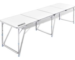 Profeco behangtafel inklapbaar 240x60 cm - Klaptafel - Werktafel - In hoogte verstelbaar