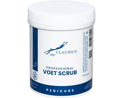 Professional Voetscrub 1500 gram – 100% natuurlijke milde scrub korrel – voedende voetenscrub in hygiënische pot