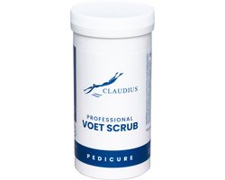 Professional Voetscrub 750 gram – 100% natuurlijke milde scrub korrel – voedende voetenscrub in hygiënische pot