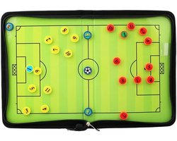 Professioneel Magnetisch Tactiekbord Voetbal – Compleet Met Stift, Magneten, Wisser – Opvouwbaar Voor Tactische Begeleiding & Pre-match Training – 28 x 21 cm – Ideaal Voor Trainers & Coaches