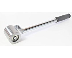 Professionele aandrukrol voor dakbedekking - 60 mm metalen rol met lange handgreep