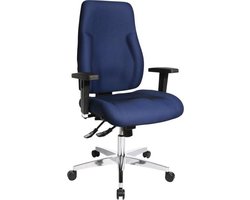 Professionele Ergonomische Thuiswerk Bureaustoel Topstar Point 91 donkerblauw