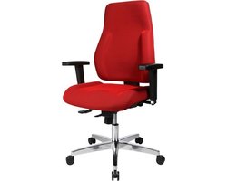 Professionele Ergonomische Thuiswerk Bureaustoel Topstar Point 91 rood