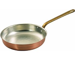 Professionele Koperen Koekenpan - Vertind - Diameter 28 cm - Hoge Kwaliteit