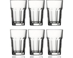 Professionele Longdrinkglazen Set - 6 Stuks - 395 ml - 39.5 cl - Dik Glas - Long Drink Glazen Set - Limonade Glazen - Hoogwaardige kwaliteit - Cocktail Glazen - Water Glazen - Longdrinkglazen