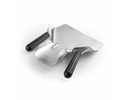 Professionele schep - roestvrij staal - multifunctioneel - 1 stuk - 20 x 22 cm