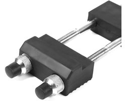 Professionele Whetstone Houder voor Slijpen van Keukengereedschap - Verstelbare, Antislip Basis voor Glas en Steen met Zwart Chroom Afwerking