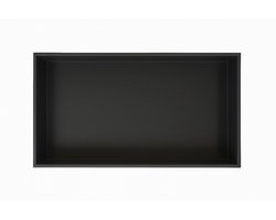 Profielenloods - Inbouwnis Zwart 60 x 30 x 8,5cm - RVS