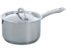 Profiline steelpan 16 cm met deksel