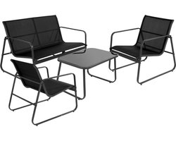 ProGarden 4-delige Tuinset zwart