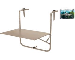 ProGarden-Balkontafel-mattaupe