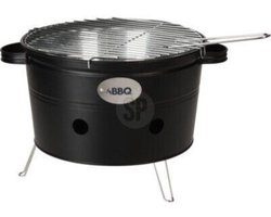 ProGarden Barbecue emmer met 2 handvatten 34,5 cm matzwart