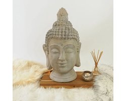 ProGarden Boeddhahoofd decoratief 23x22x45 cm