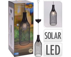 ProGarden Hanglamp solar LED 11 cm metaal