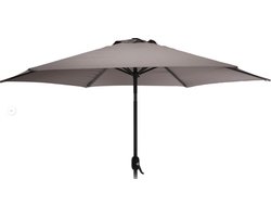 ProGarden Parasol Monica 270 cm lichtgrijs