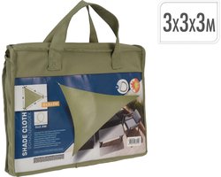 ProGarden - Schaduwdoek - driehoek - 3x3x3 - m - groen