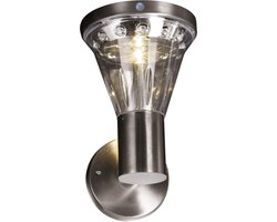 ProGarden Solar RVS wandlamp