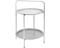 ProGarden - Tafel - rond - 50x66 - cm - matgrijs