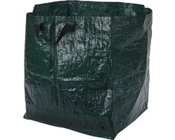 Progarden Tuinafvalzak - opvouwbaar - groen - 75 liter - bladeren opruimen