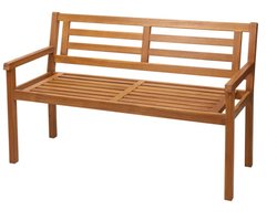 ProGarden Tuinbank - 120 x 57 x 75 cm - acacia - natuurlijke teaklook - Hout Bruin