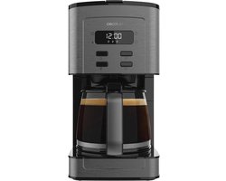 Programmeerbaar 24-uurs Koffiezetapparaat met LCD Scherm en Antidruppel Tuit - 1,3L Capaciteit voor 12 Kopjes Koffie