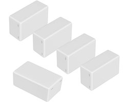 Projectbehuizing - Elektrische verdeeldoos - Elektronica sorteren - Compact design - 61 x 36 x 25 mm - Wit