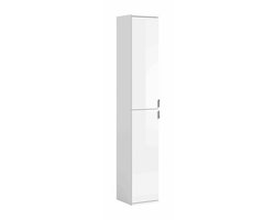 Projectxhoge kast wit hoogglans - 34x30x193cm